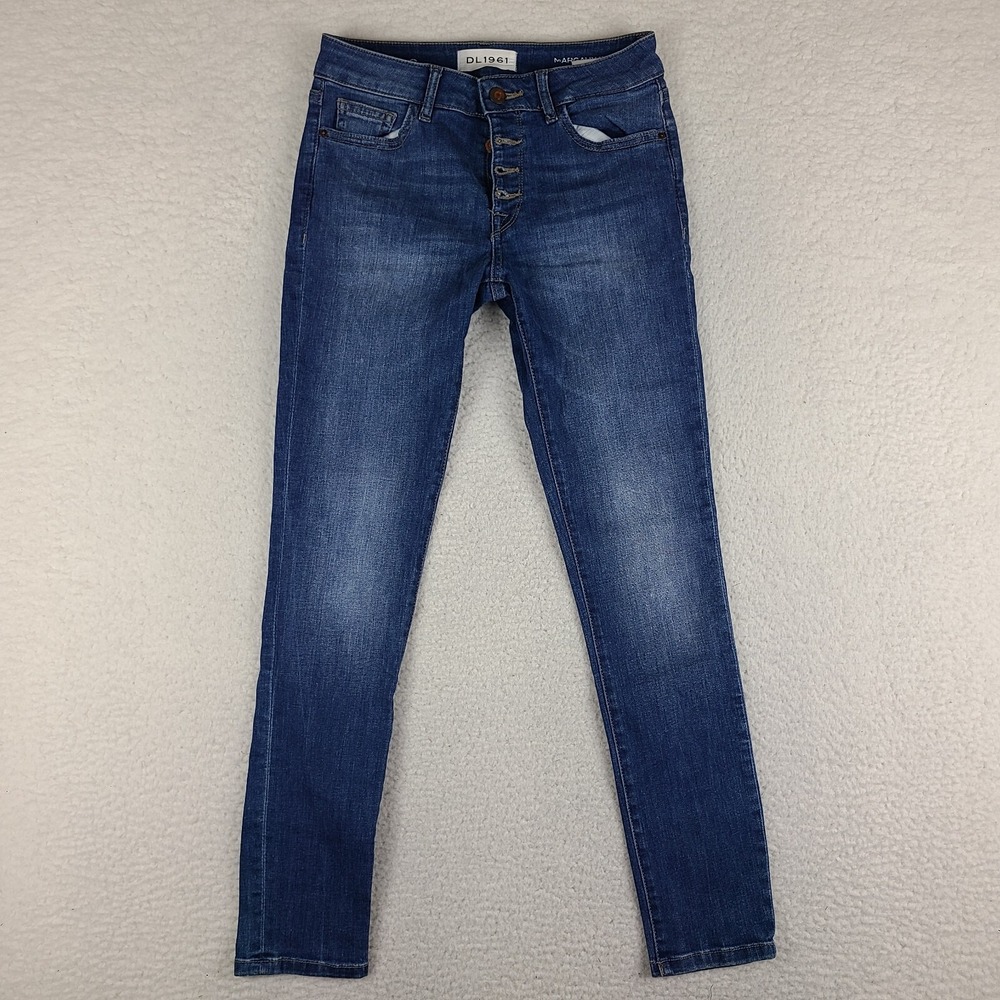 DL1961 Jeans‎ Womens 25 Blue Margaux Instasculpt Ankle Skinny Steam Medium Wash